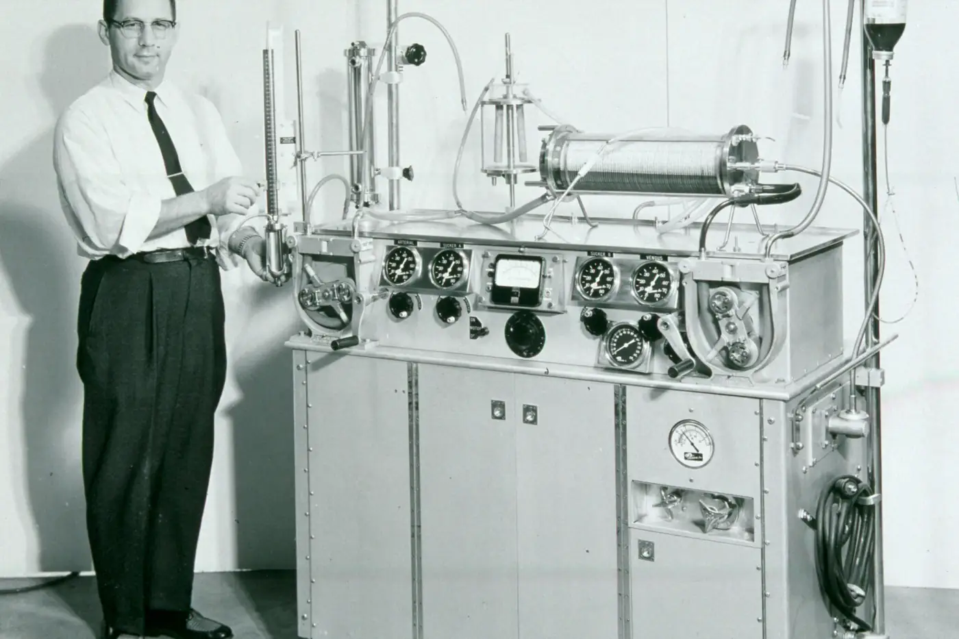 Historic Pemco heart-lung equipment