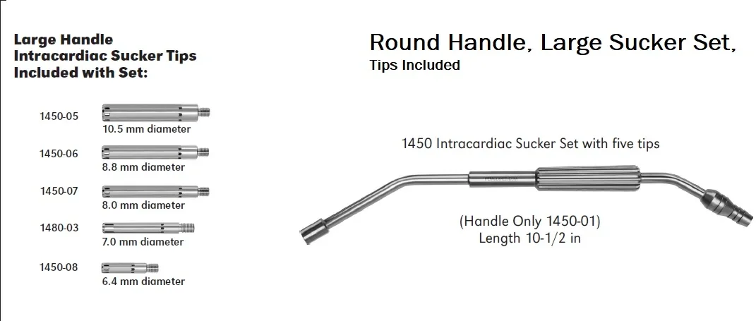 1450 Large Round Handle with 5 Tips
