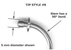 1580 Ostial Perfusion Cannula, Fixed Tip, Style 8 -90 degrees